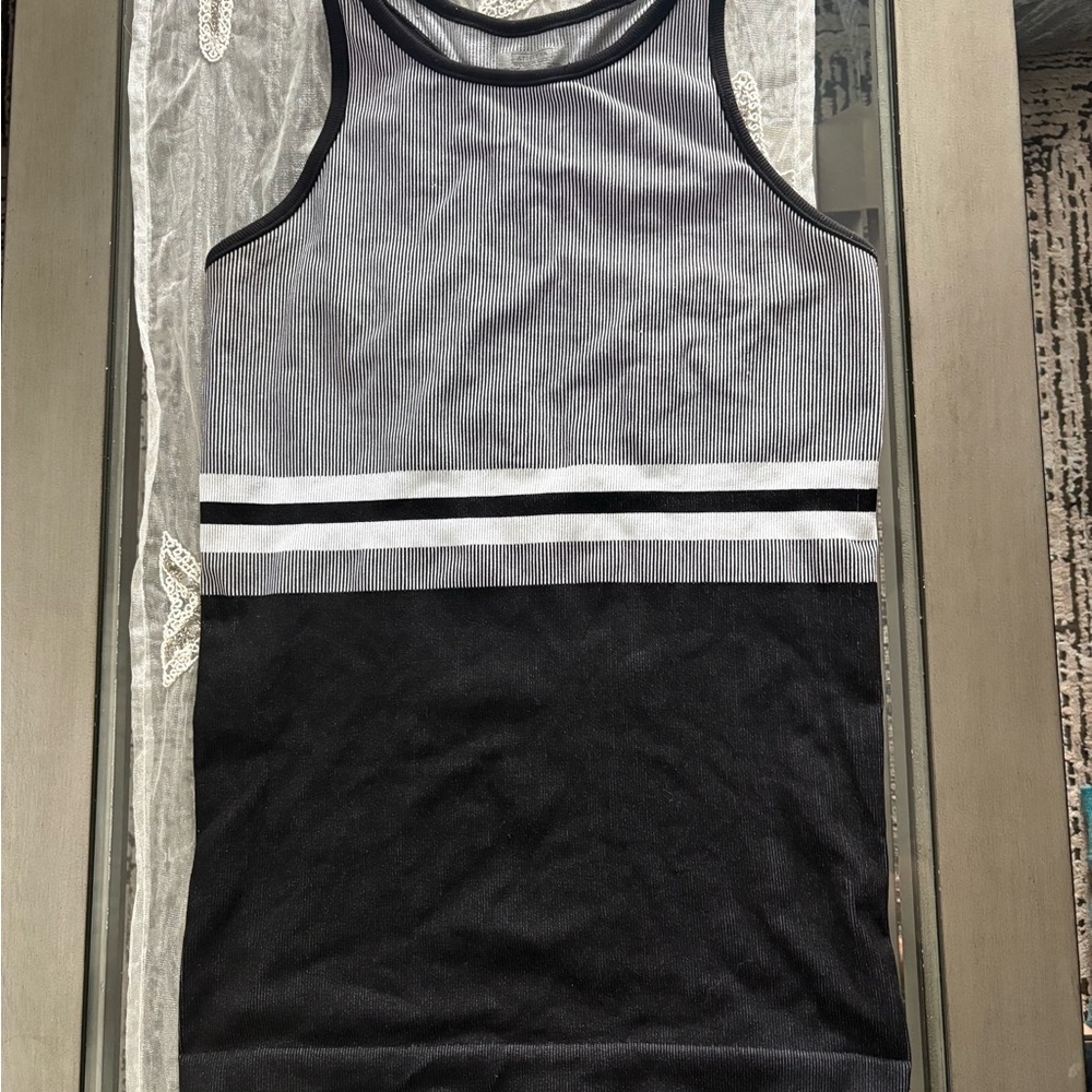Athleta Monochrome Striped Tank